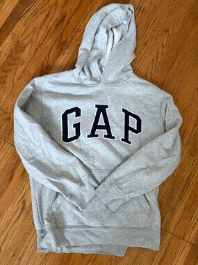 grey gap hoodie kids xxl